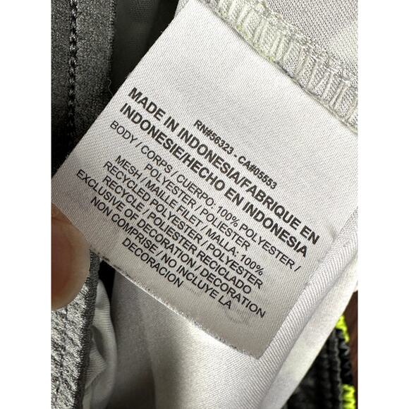 Nike DriFit Dynamo Athletic Training Shorts Volt Gray Black Men Large Activewear - Picture 6 of 8